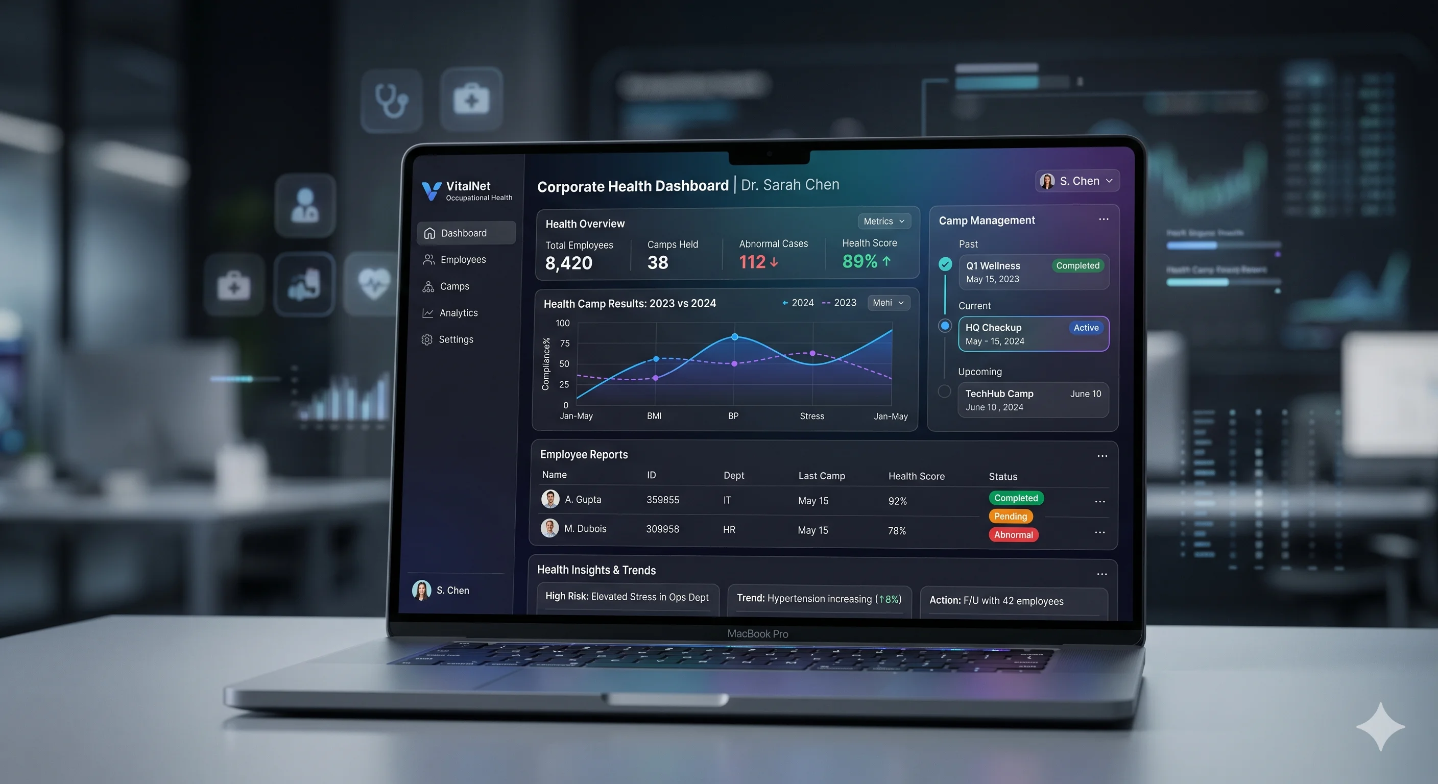 Invoices auto-generate from camp data — or write a manual bill in seconds.