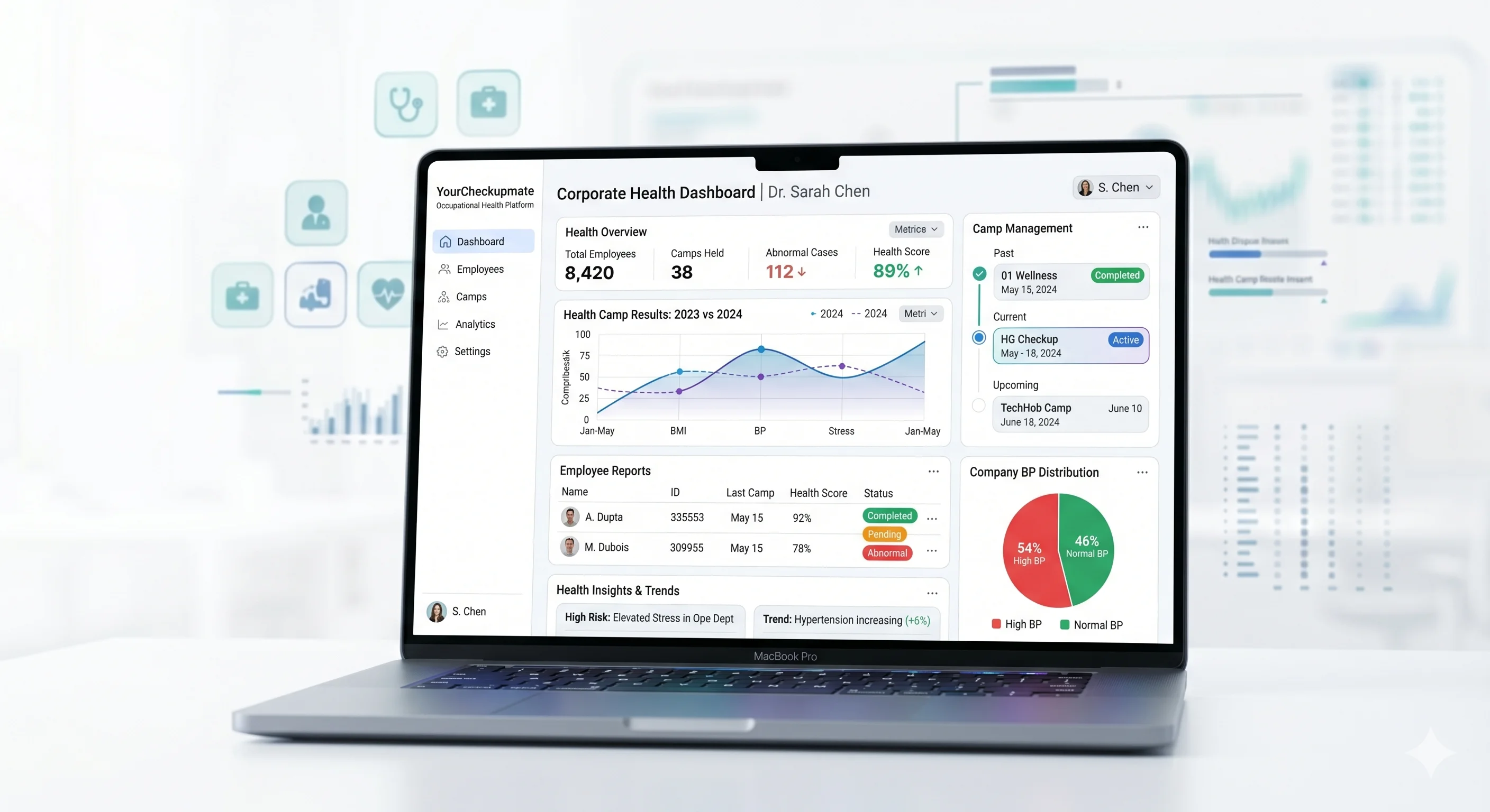 One click → a signed, branded, immutable PDF lands in the client portal.